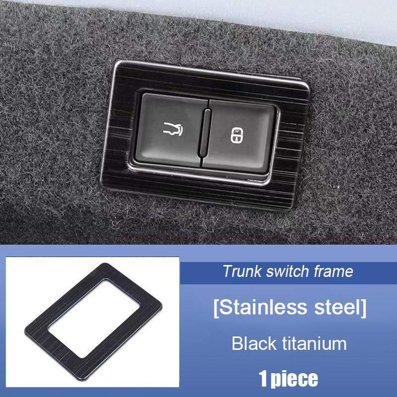 For BYD Seal  2024 Stainless steel Tailgate switch button Trunk switch frame decorative sticker interior modification 1302