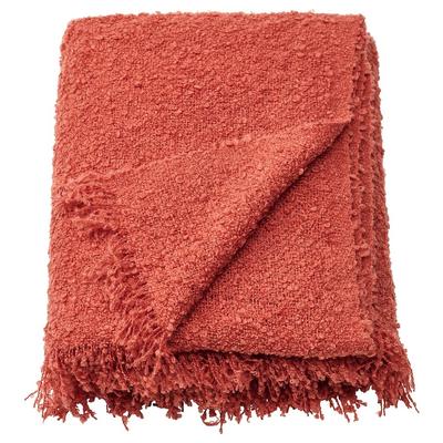 Plaid Orange-red, SANDBRODD Throw Orange-red,
