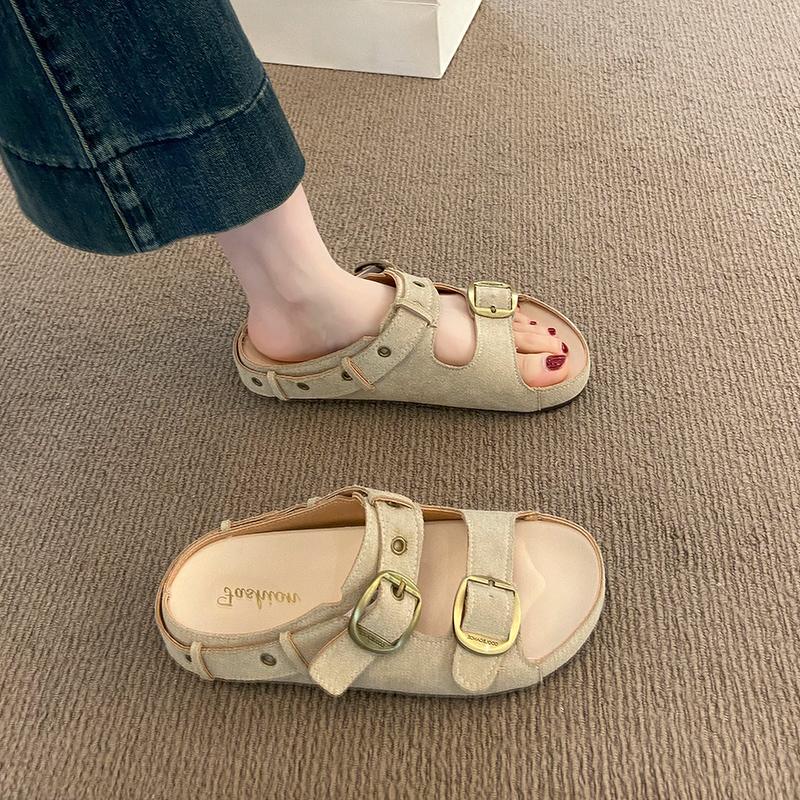 Fashion Shoes Ladies' Slippers Slipers Women Platform Luxury Slides Shale Female Beach 2025 Soft Designer Sabot Rome Female Shoes House