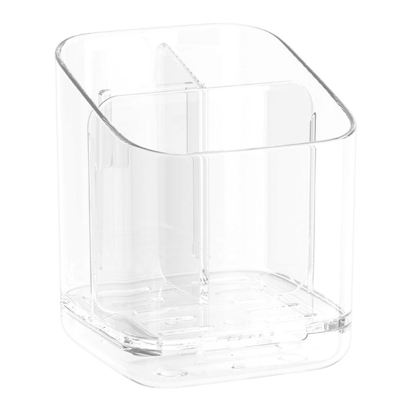 Drillless Installation Bathroom Organizers For Electric Toothbrushes And Accessories Durable Plastic Storage Rack Space Saving Design