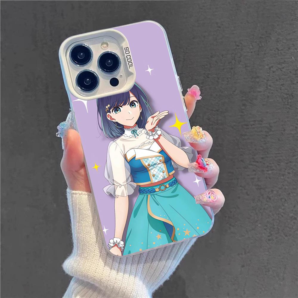 Oshi No Ko Phone Case For IPhone 16 15 14 13 12 11 Pro Max X XR XSMAX 8 7 Plus Matte Shockproof Back Cover