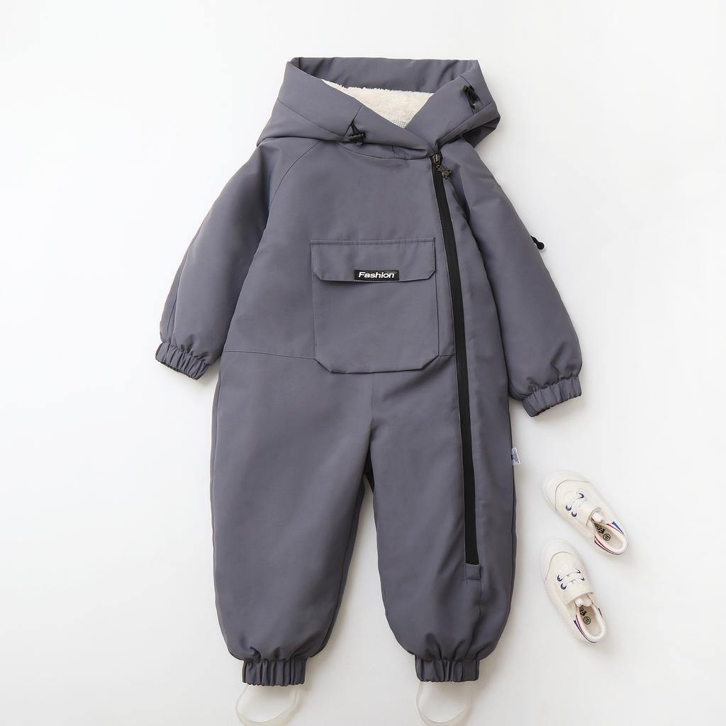 Traje de Nieve para Niños Niñas Niños Mono de Nieve de una Pieza Impermeable Cortavientos Mono de Invierno para Exteriores Trajes de Snowboard Esquí Mono Abrigado con Capucha