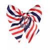 Jiaoxia Women's Striped Bow Tie Collar Accessory