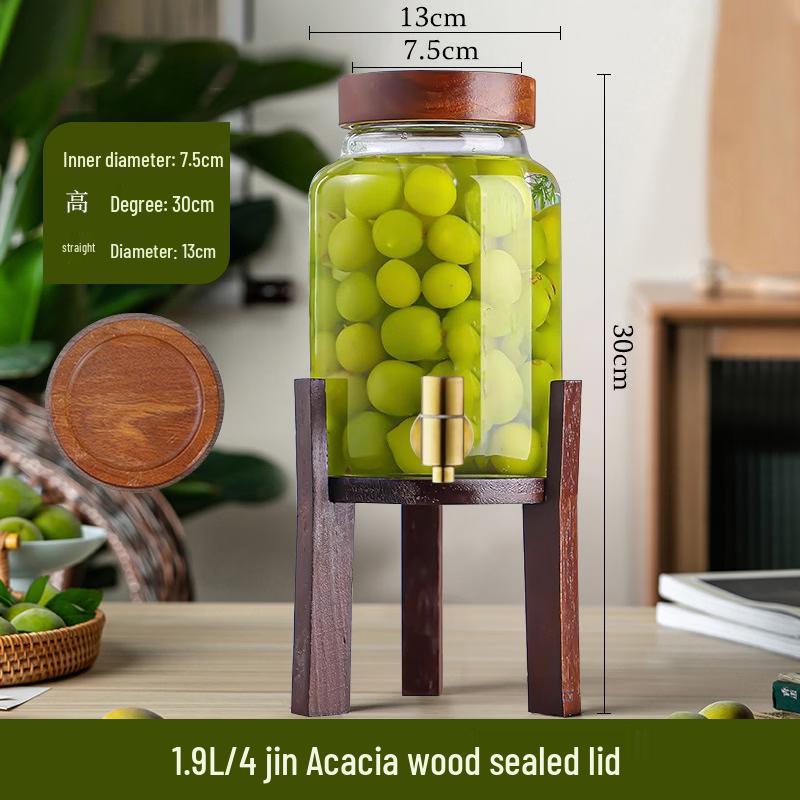 777 High Borosilicate Glass Brewing Jar with Faucet