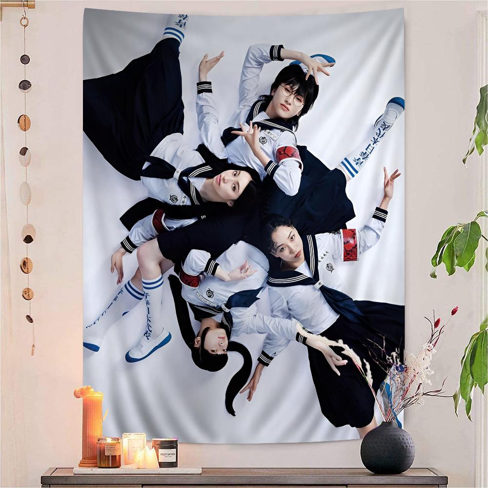 Atarashii Gakko DIY Wall Tapestry for Living Room Home Dorm Decor Wall Art Decor