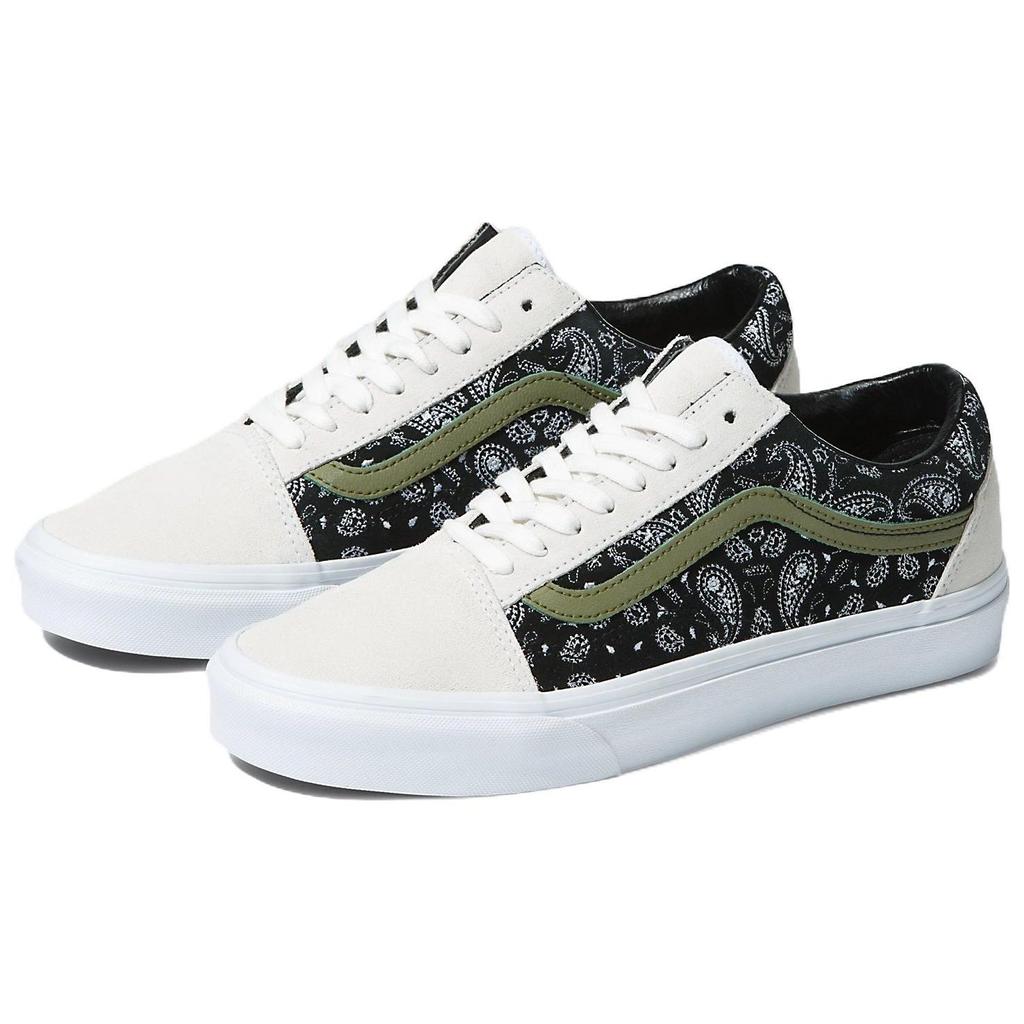 Vans Old Skool Paisley - Black White Unisex Sneakers VN0A5KRSYB2