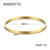 Personalized Female Jewellery  Custom Stainless Steel 18K Gold Plated Love Bangles Bracelets for Women
