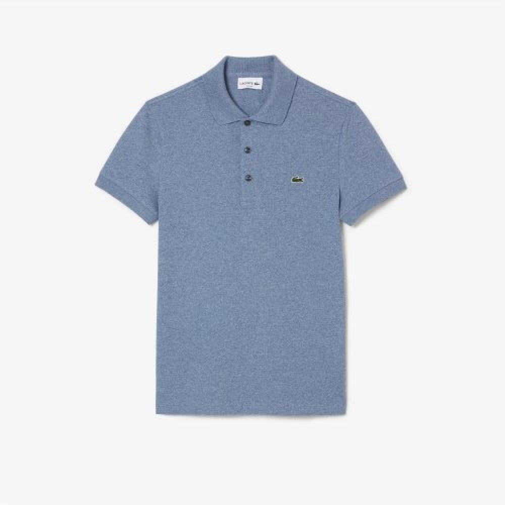 

LACOSTE Мужская базовая футболка-поло Slim Fit [Синий индиго]