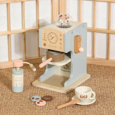 Simulation Coffee Machine Toy Afternoon Tea Playset Role Play Montessori Toys Educational