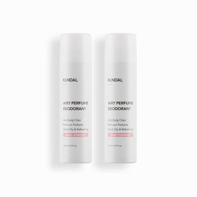 Odświeżający Perfumowany Dezodorant w Sprayu Puder dla Dzieci 150ml*2 zestaw specjalny