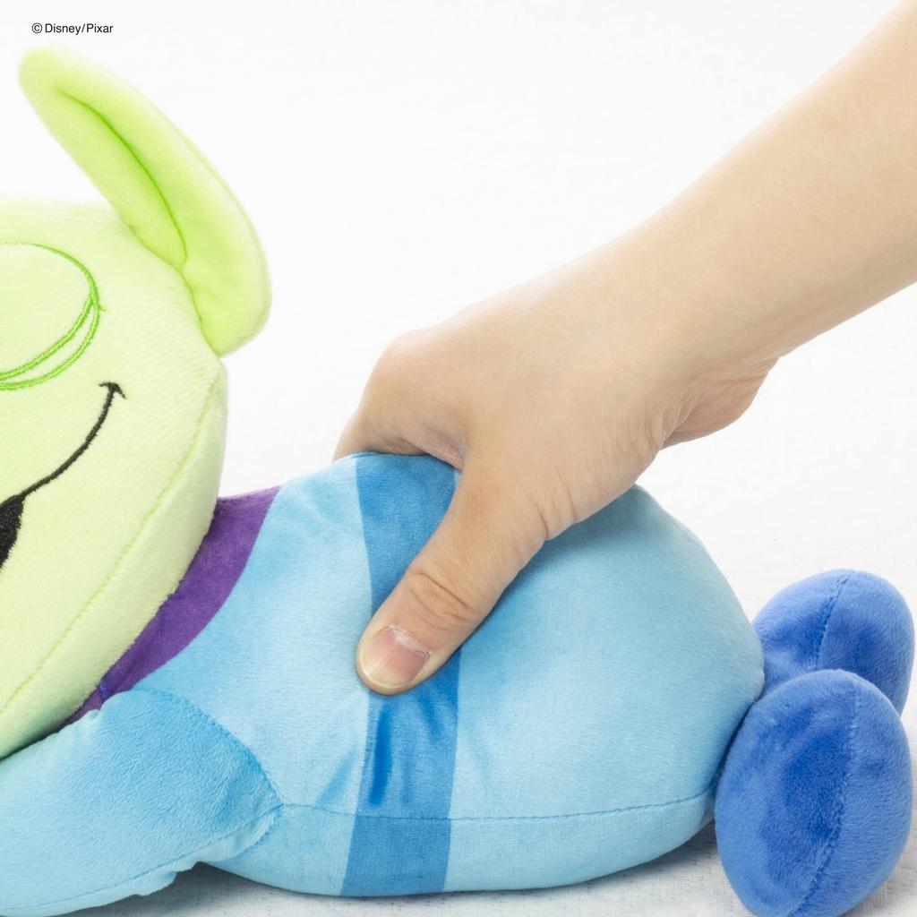 MORIPiLO Toy Story Alien Body Disney Sleeping Pillow Micro Large Plush Green Morishita Pillows Pillow, (Small), Approx. 30cm, Skin-Friendly Fabric,