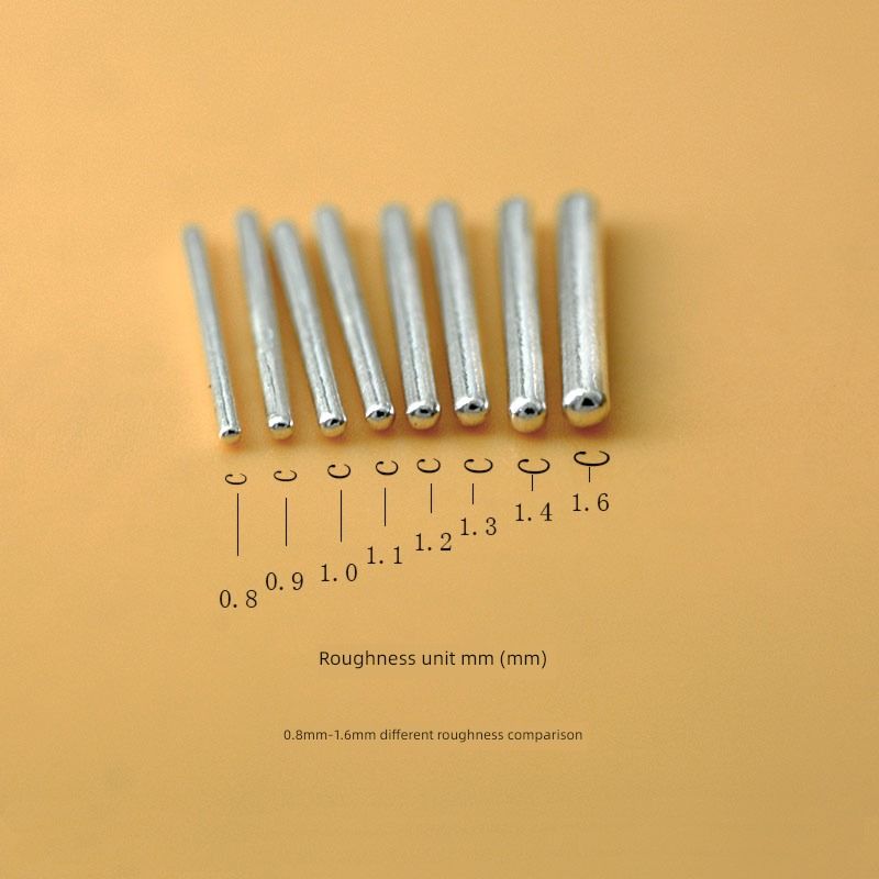 

Sterling Silver Women s Anti-Blocking Solid All-Match Ear Bar [Thick 0.8mm] 6