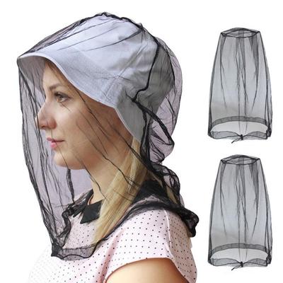 2 Pcs Net Mesh Head Net Mesh Cover Outdoor Mesh Head Cover for Fishing Mountain Climbing Hiking