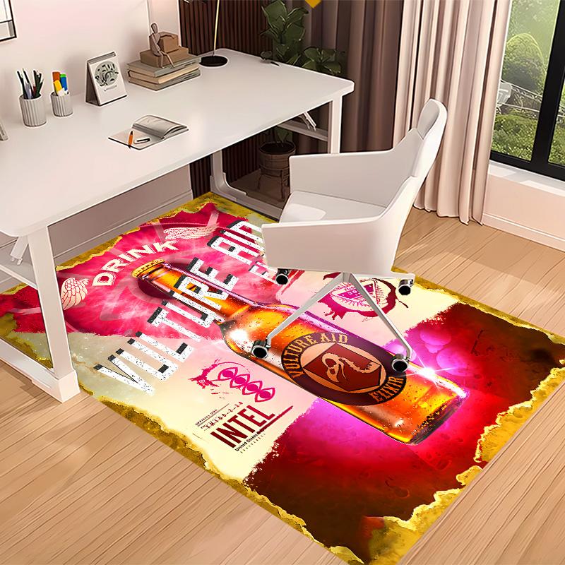 Call of Duty COD Perk A Cola Printed Absorbent Washable Carpet, Non-Slip Bathroom Mats, Kitchen Rugs, Yoga Mat,Living Room Entrance, Camping Picnic Ru