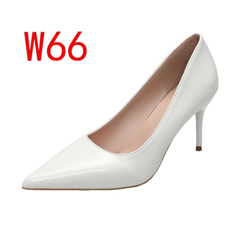 Czarne wysokie obcasy 2025 jesień jednolity kolor buty do pracy szpilka duży rozmiar 41-43 temperament zaawansowane poczucie jeden pedał