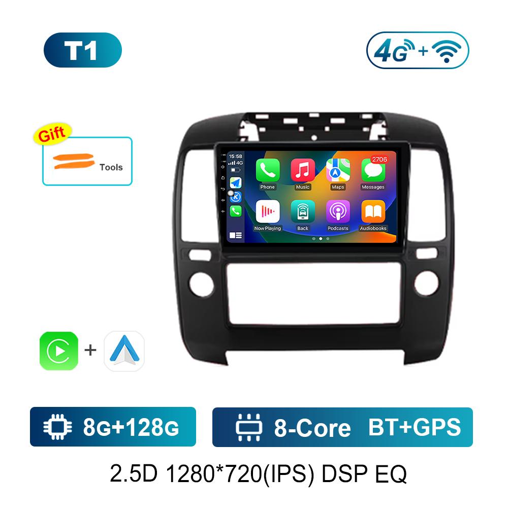 Bluetooth 9'' for NISSAN NAVARA 2006 - 2012 Android OS GPS Car Video Multimedia Player Auto Tools WiFi IPS Screen 4G Cooling Fan