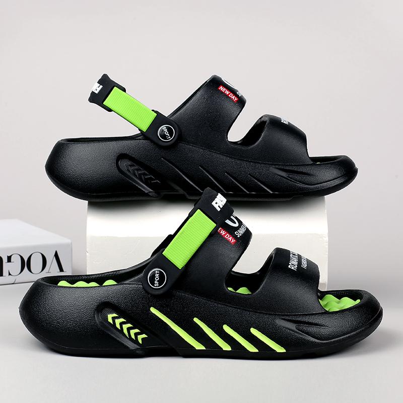 Summer Men's Massage Slippers Outdoor Sandals Beach Comfortable Slides Indoor Casual Shoes Clogs Men Sandals Big Size 47 48