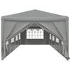 Party Tent 1200 X 300 X 255 Cm Light Grey PE and Steel