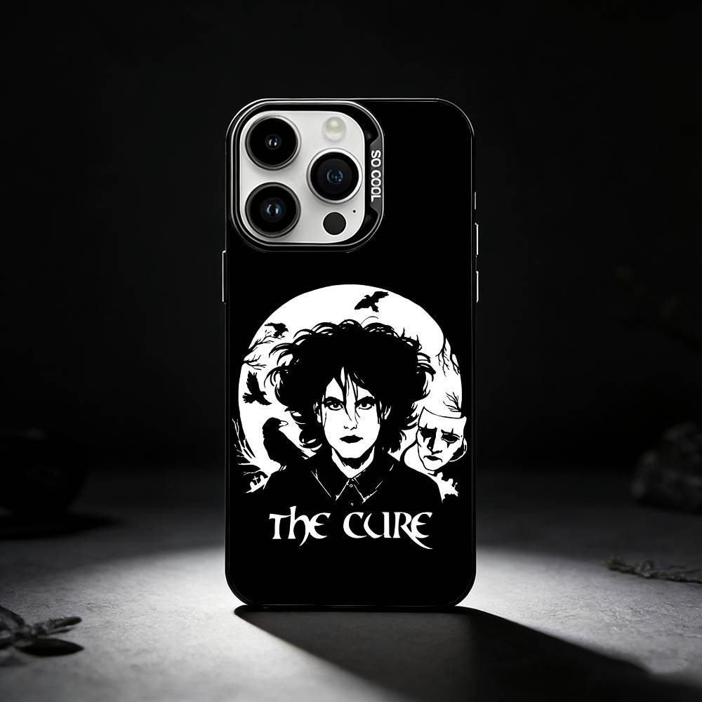 The cure Robert S-Smith Phone Case For iPhone 17,16,15,14,13,12,11 Plus,Pro Max,XS,Colored silver phone case iPhone17air