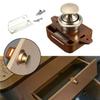 Push Button Lock Cupboard Furniture Door Camper ABS & Zinc Latch Useful
