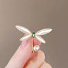 Elegant Pearl Brooch for Women's Suits - High-End Jewelry Pin