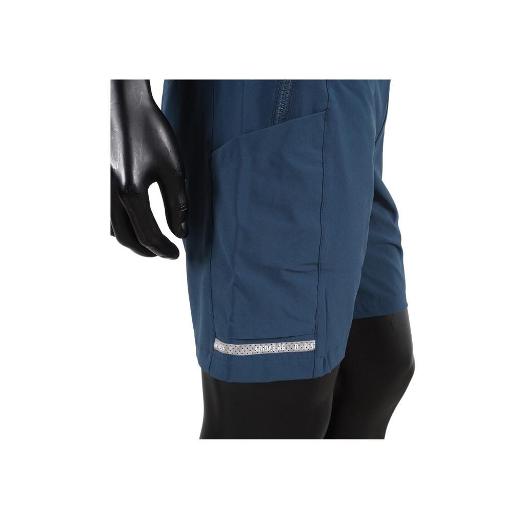 Adidas Adjustable Waist Sporty Shorts Men Bottoms Navy-Blue GU1746