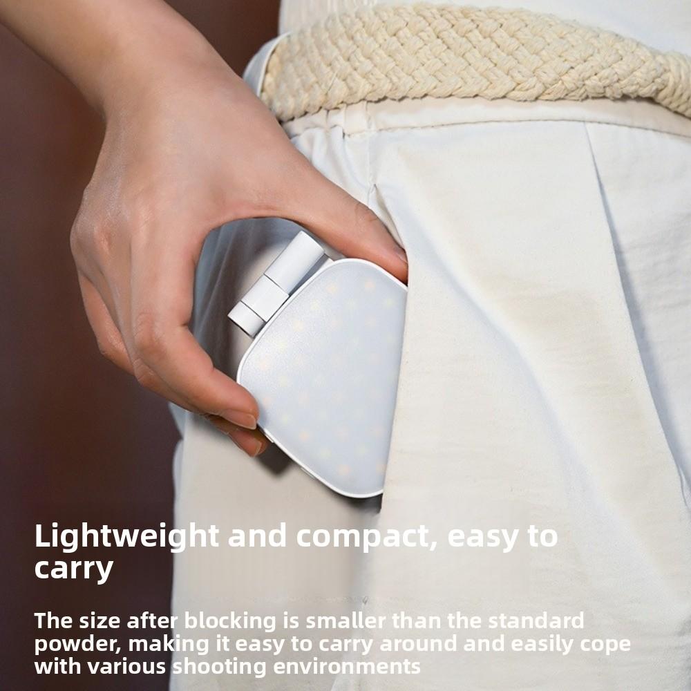 3 Color Magnetic Phone Selfie Light Folding LED Phone Fill Light  Makeup Photography