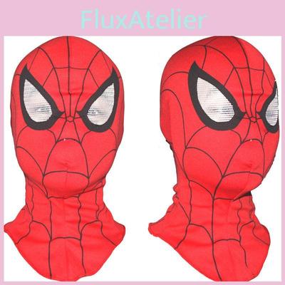 Vibrant Kids Spiderman Mask Full Head Cosplay With Soft Gloves For Halloween Fun