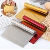 Stainless Steel Pastry Dough Cutter Manual Operation Ergonomic Handle Pizza Scraper Comfortable Grip Multi-Purpose Pizza Slicer