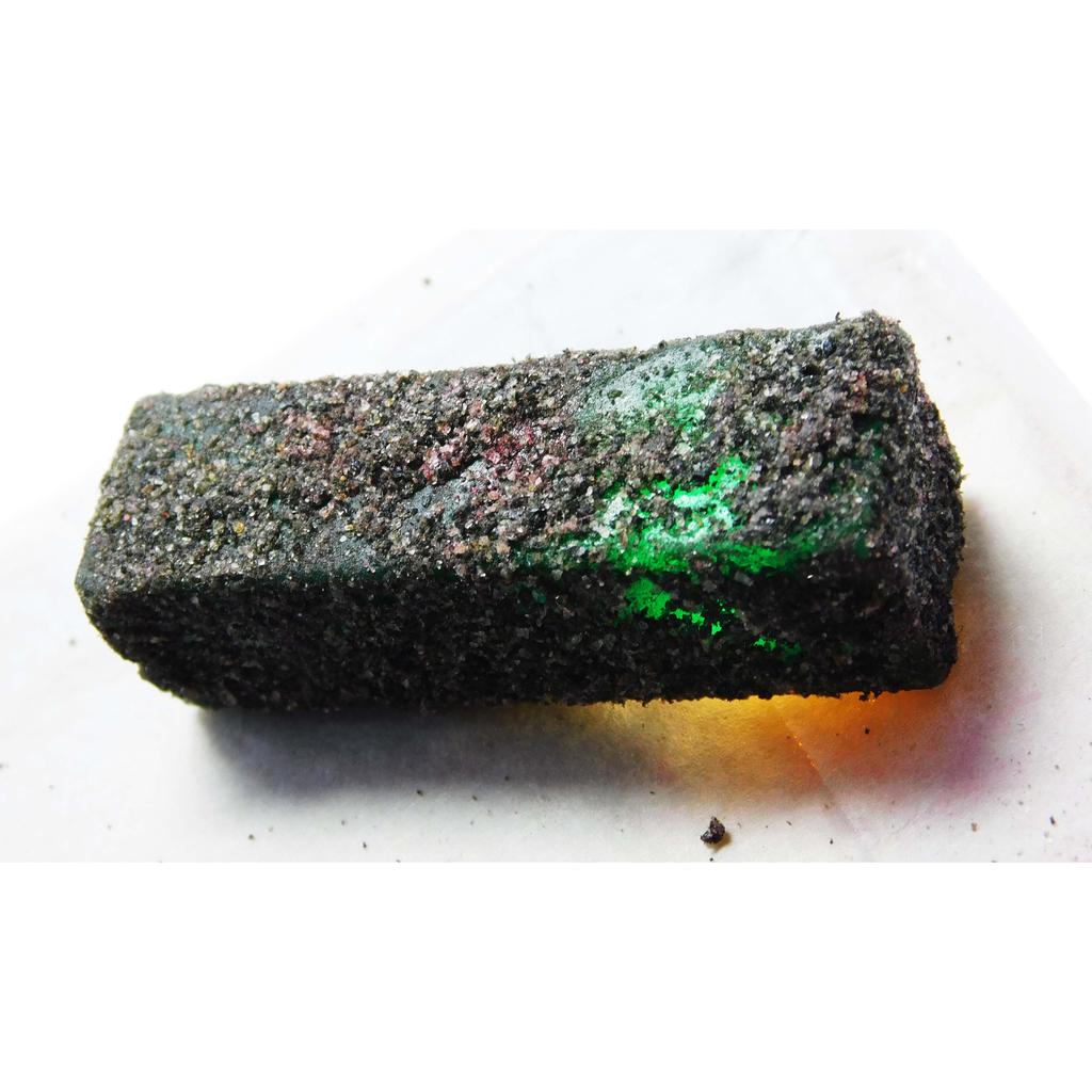 Natural Green Emerald Loose Gemstone 114 ct Dyed Uncut Rough for Lapidary and Gem Collections