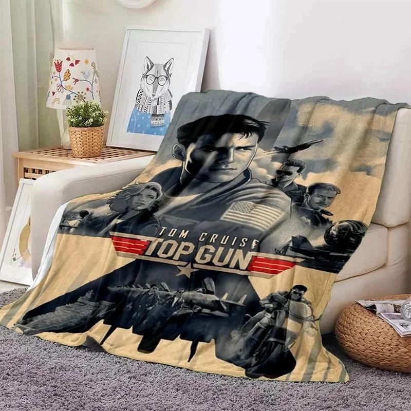 New Fashion Movie Top Gun: Maverick Soft Flannel Blanket For Bedroom Sofa Picnic,Throw Blanket Cover Outdoor Entertainment Gift