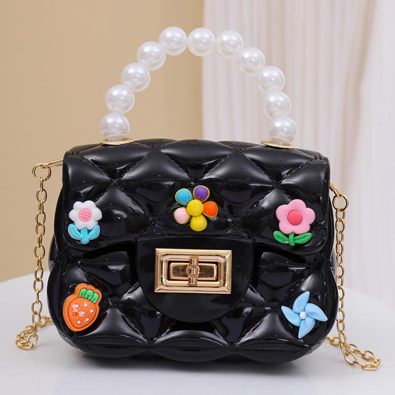 Ručne vyrobená záplata DIY mini taška reťazka crossbody taška princezná taška detská peňaženka na drobné gélová taška