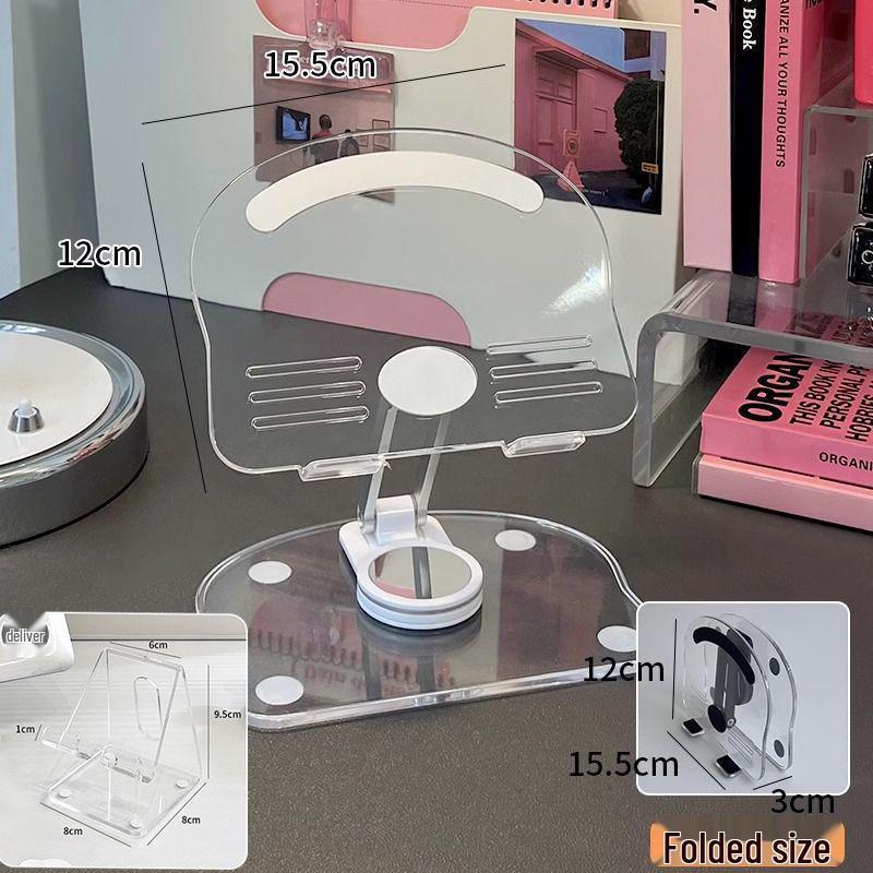 Acrylic Adjustable Desktop Phone & Tablet Stand