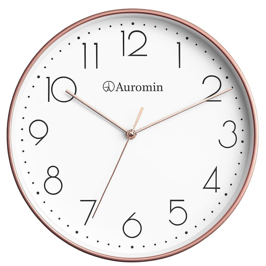 

Уникальные настенные часы цвета розового золота для гостиной, стильные, новейшие | Современные аналоговые часы для спальни, кухни, прихожей, офиса | Современные аналоговые часы