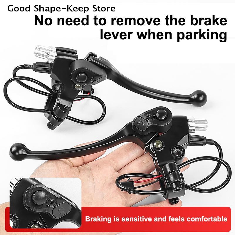 BMX Brake Levers for Electric Bicycles Ultralight Aluminum Alloy Design for Enhanced Brake Control for City Commuting