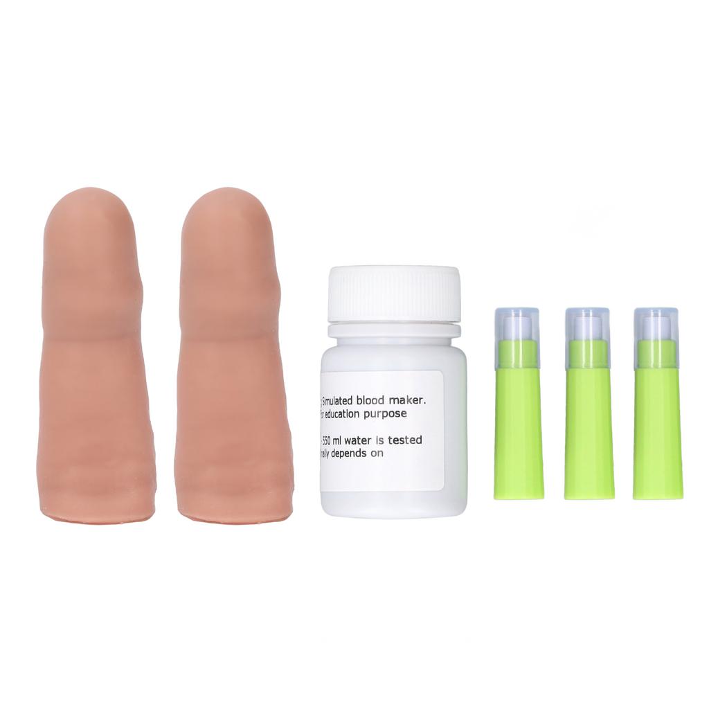 Blood Collection Practice Finger Model Blood Glucose Test Practice Finger Model for Nurse and