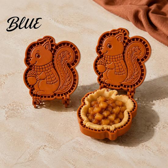 Jedno Naciśnięcie Formka do Mini Pierogów Ręcznych na Jesień Święto Dziękczynienia Praska do Ciasta DIY Kieszonkowa Forma do Pieczenia z Lisem Indykiem Sową Dynią Liściem Szyszką,