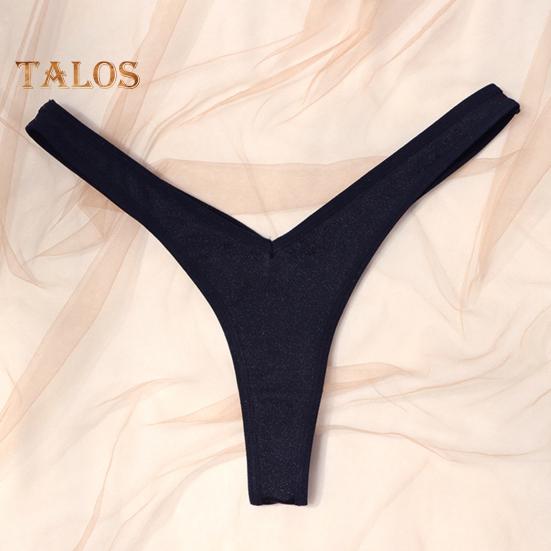 Thin Women Low Thong Panties Waist Seamless Solid Color Good Breathability Lady Underpants Female Daily Underwear