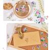 40pcs/bag Vintage Gilding Green Leaf Flower Notebook Decorative Stickers DIY Decorative Stickers for Scrapbooking Label Diary