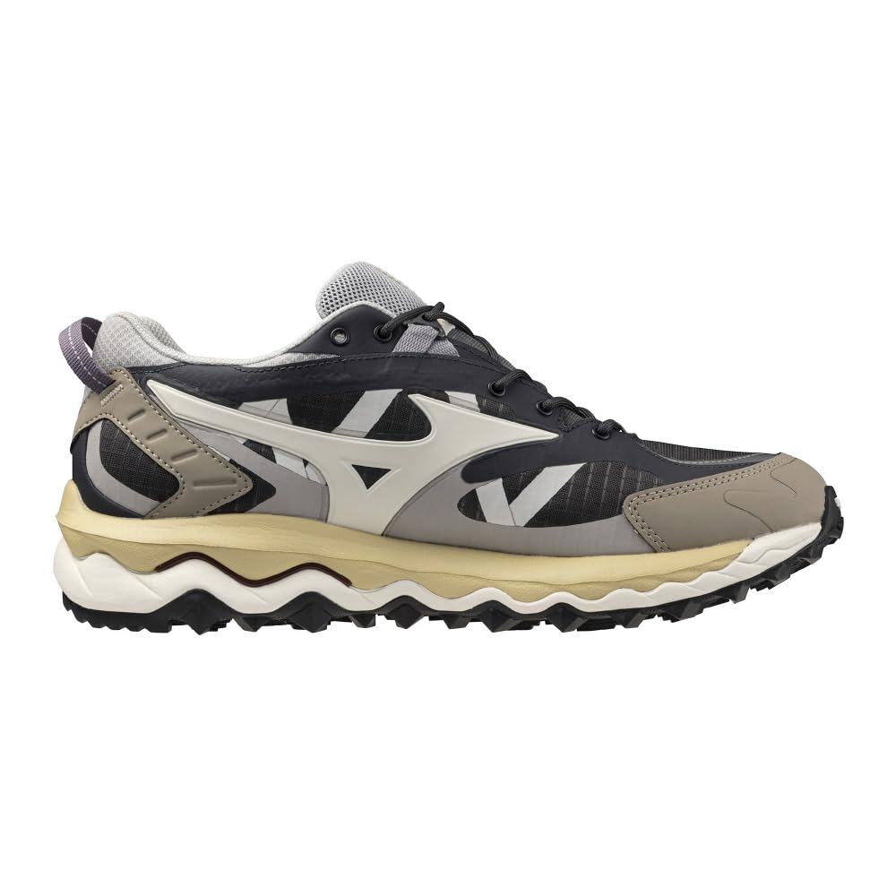 Mizuno Wave Mujin TL GTX Perfect for and Dark Gray X X Size 2E Gore-Tex Sneakers, Commuting, School, Lifestyle, Casual, Off-White Beige, 24.5 Cm,