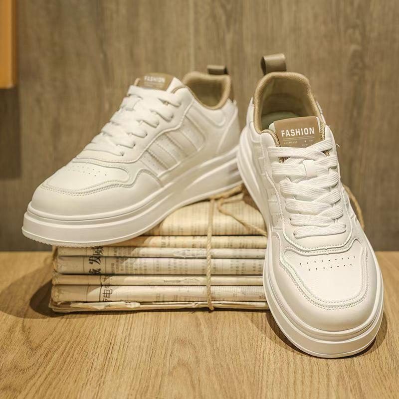 Men's Shoes New Summer Breathable Versatile Casual Board Shoes Sports Trendy Shoes High-end White Shoes Student Shoes