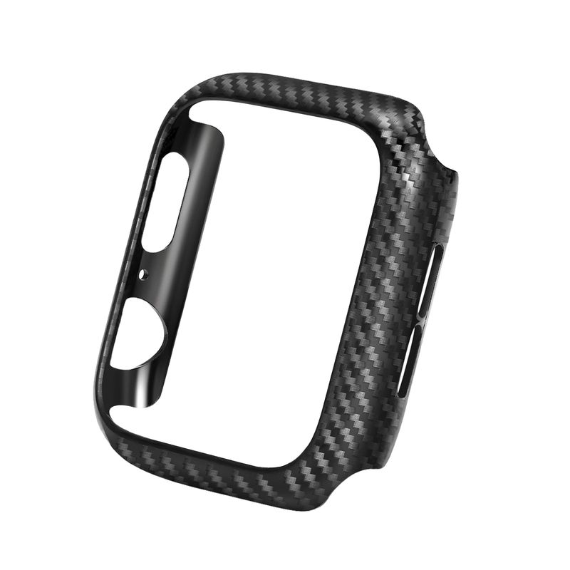 

Apple Watch Band Iwatch9876se2 Protective Case Carbon Fiber Pattern Lightweight Drop-Resistant 5/4 Hard Case Ultra249 44mm(4/5/6/SE/SE2)
