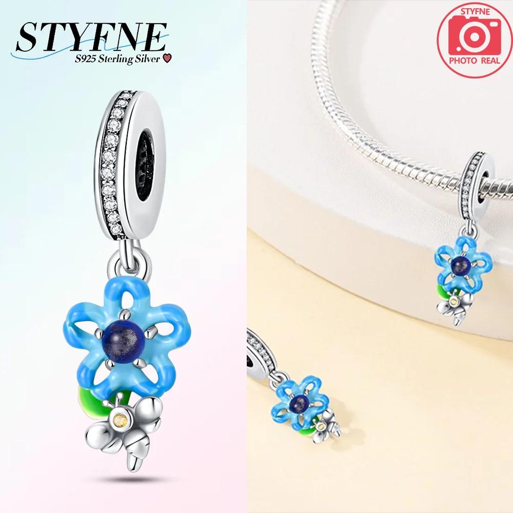 Charm Bead Charms Plata Sunflower Sakura Chrysanthemum Bead for Charm Bead Charms copper Bracelets Bead Charms Jewellery Making Womens Gift