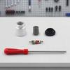 4 Pieces Wheel Tire Pressure Service Rebuild Pack Kit Valve Core Removal Tool Portable