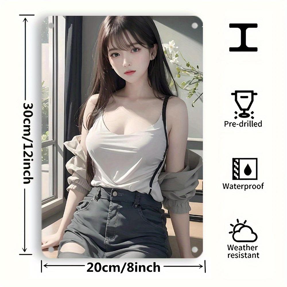 Vintage Metal Tin Sign Retro Wall Art 8x12 Inch for Home Bar Cafe Decor