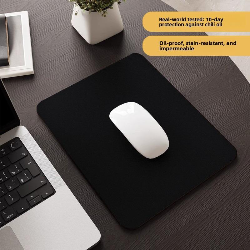 Premium Leather Mouse Pad, Desk Mat, Office Desktop Protector, Leather Dorm Room Laptop Keyboard Mat