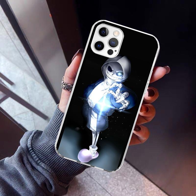 Undertale Papyrus Sans Doggo Phone Case For iPhone 17 Air 16 15 Pro Max 14 Plus 13 Mini 12 11 Cover 7 8 SE Silicone Shell Print