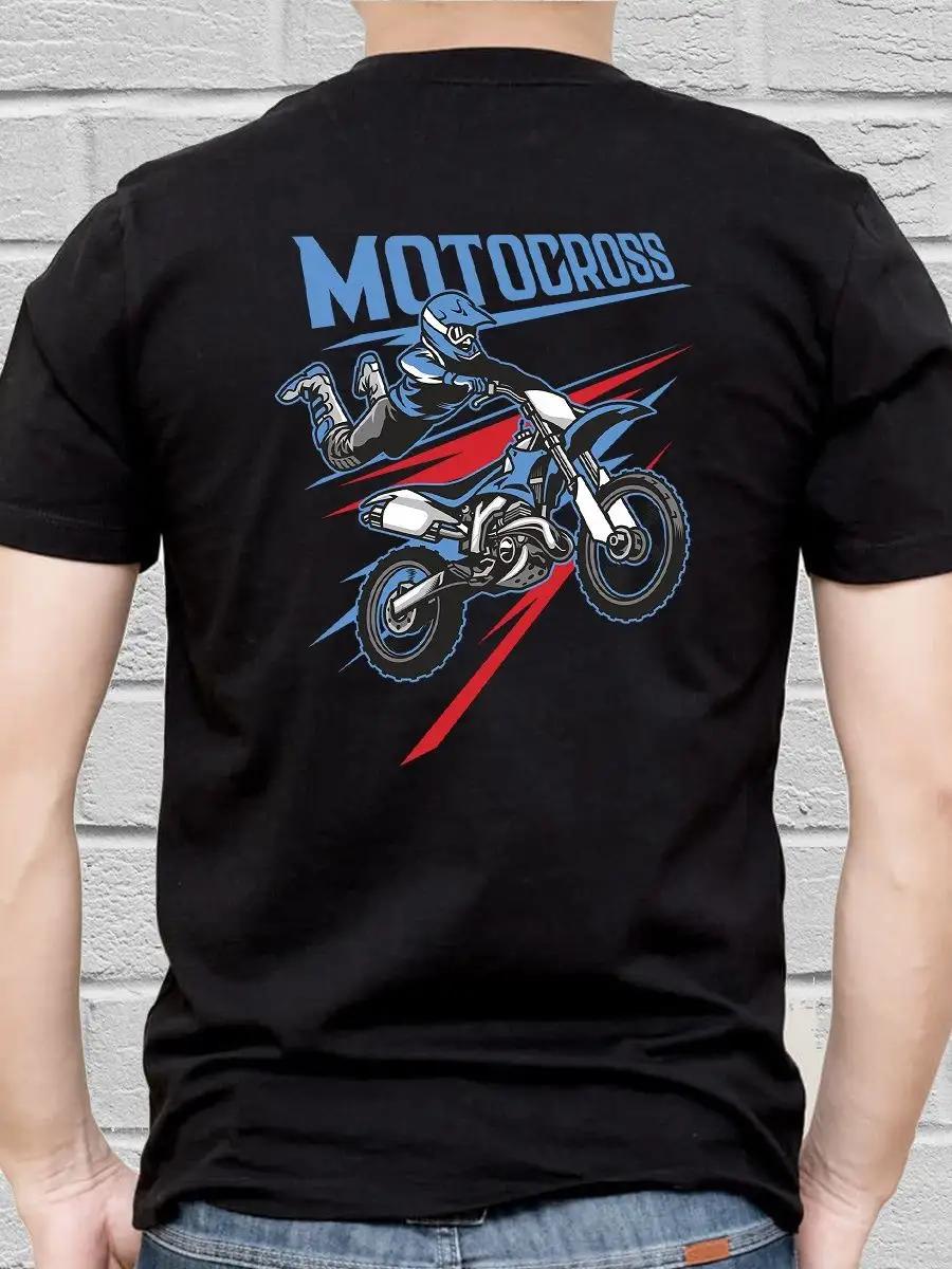 T-shirt with motorsport print on back S