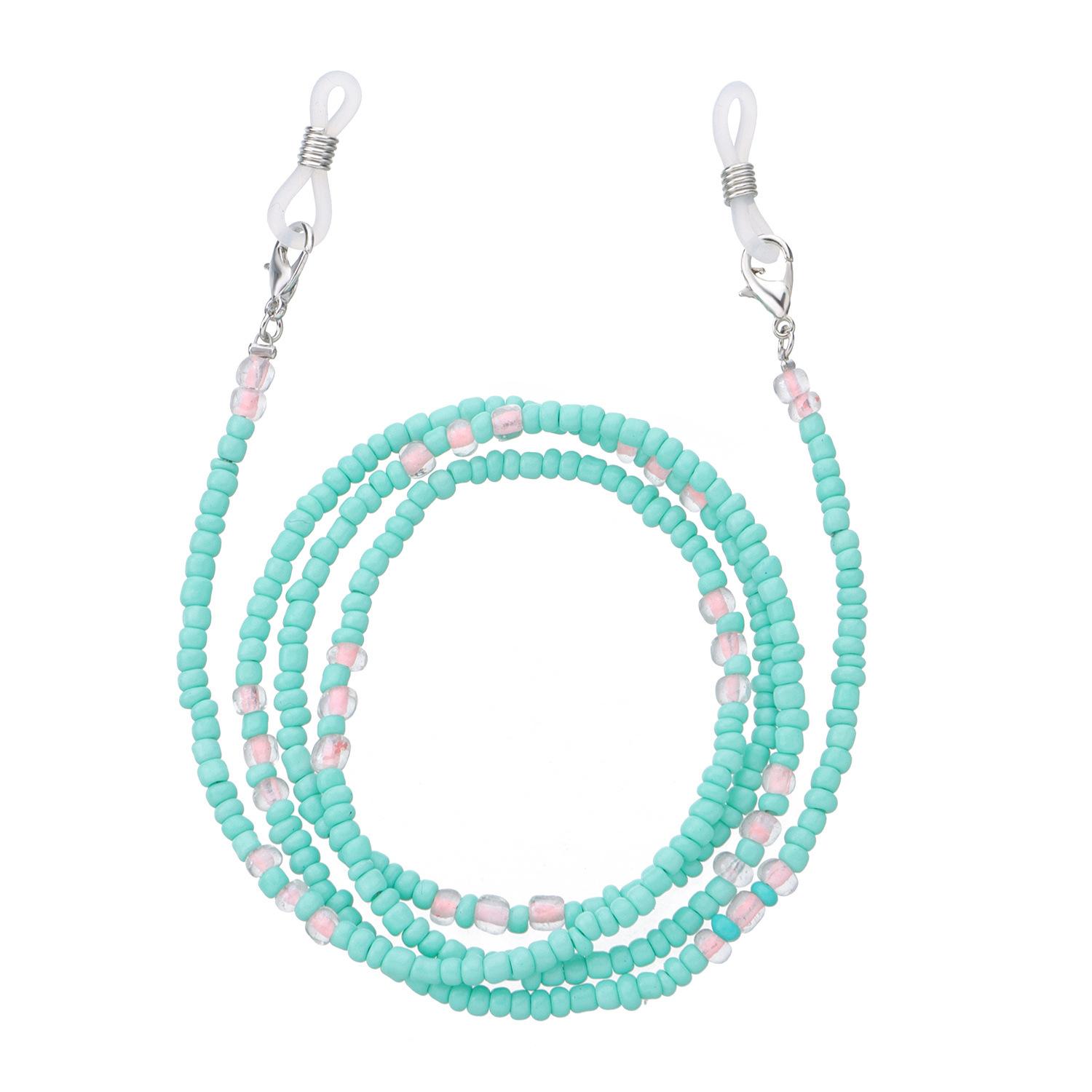 

Accessories, hot-selling transparent rice bead glasses chain, fashion dual-purpose mask anti-shake chain holder