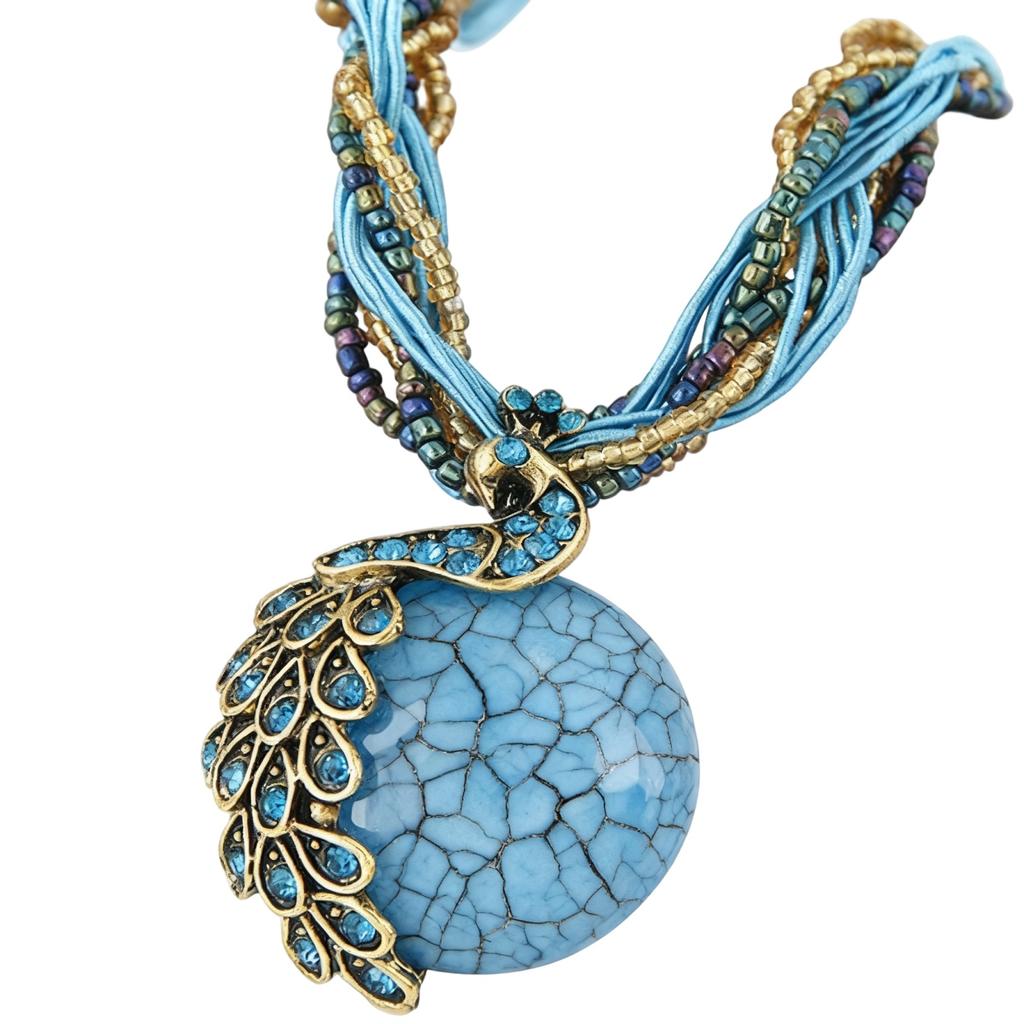 Collier Pendentif Ethnique Bohème, Collier Unique pour Femme